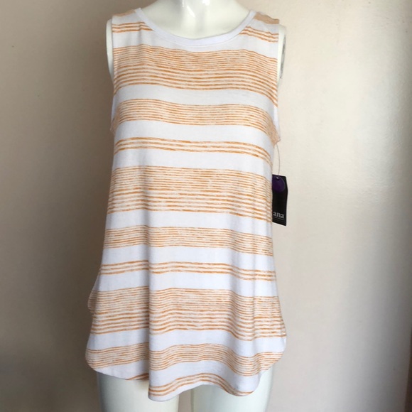 a.n.a gold stripe Top - Picture 3 of 7